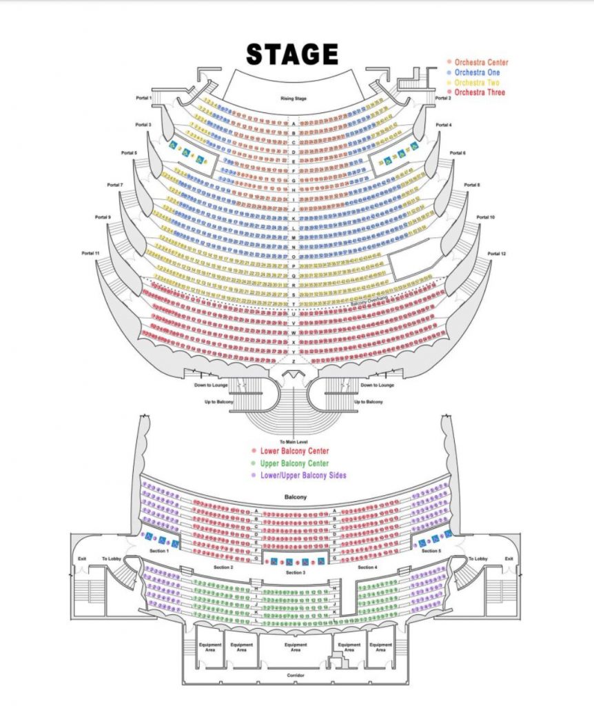broadway theatre league seating chart